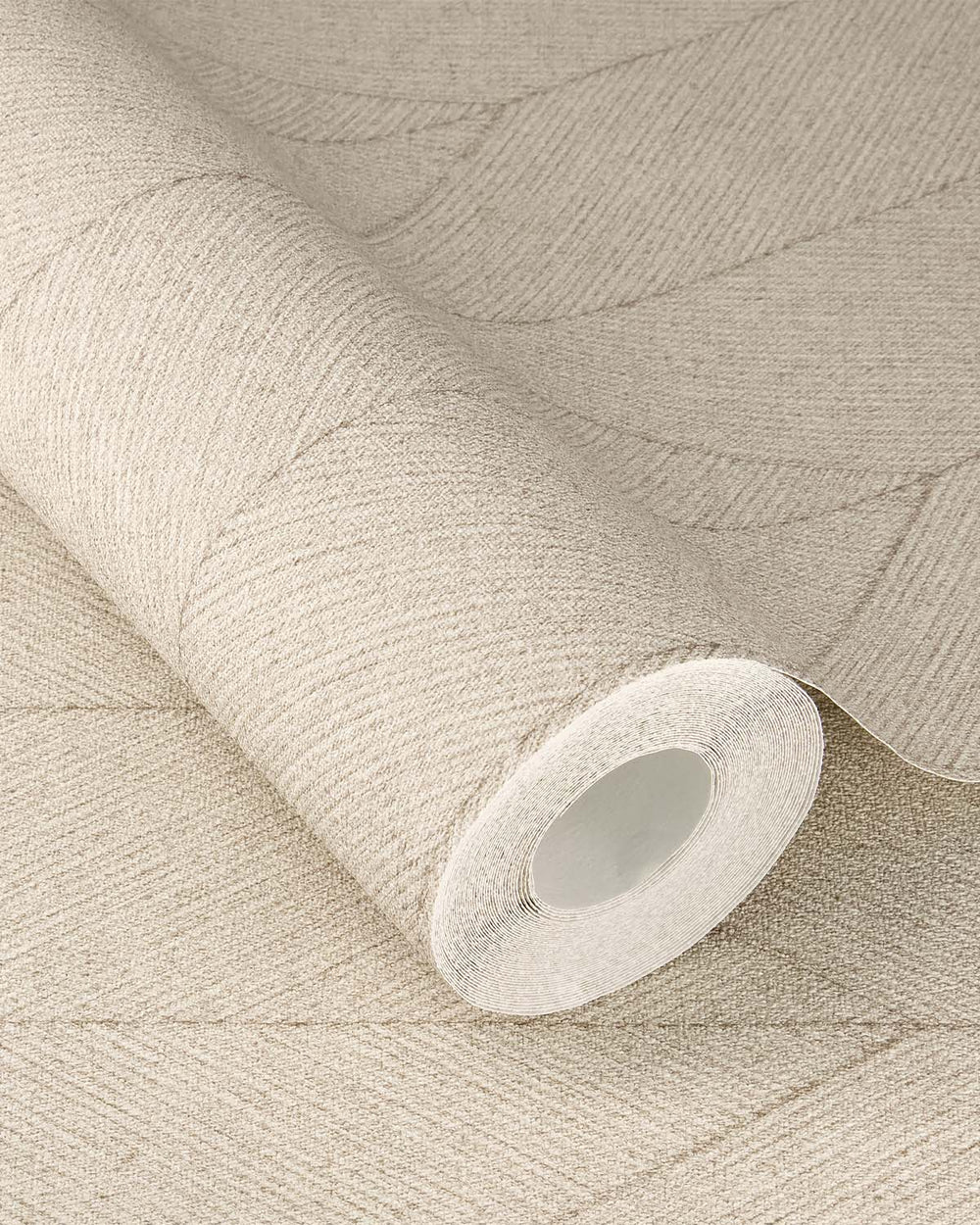 Plaza Taupe Chevron Print Wallpaper R10546