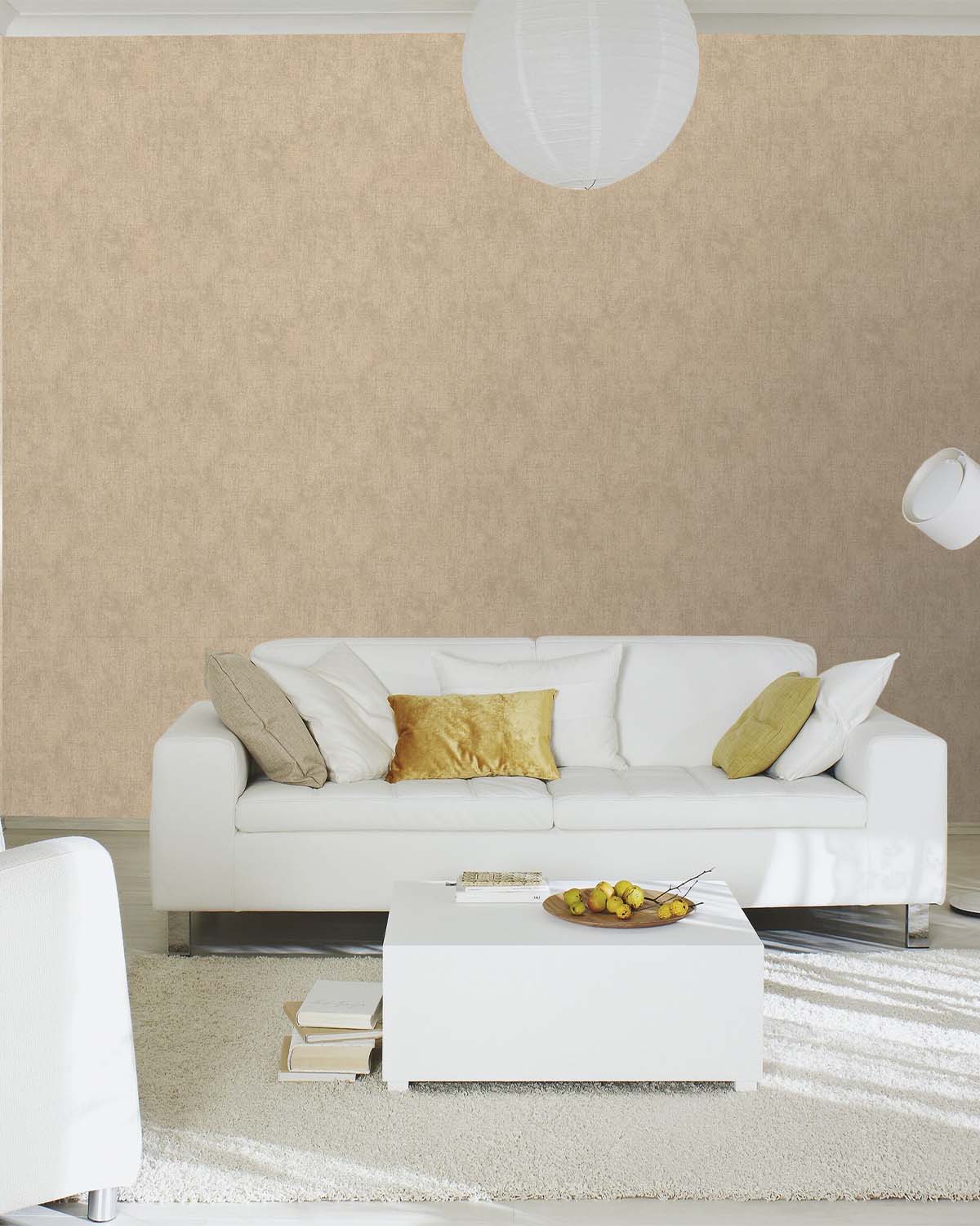 Nurude Brown Vertical Weave Wallpaper R10552