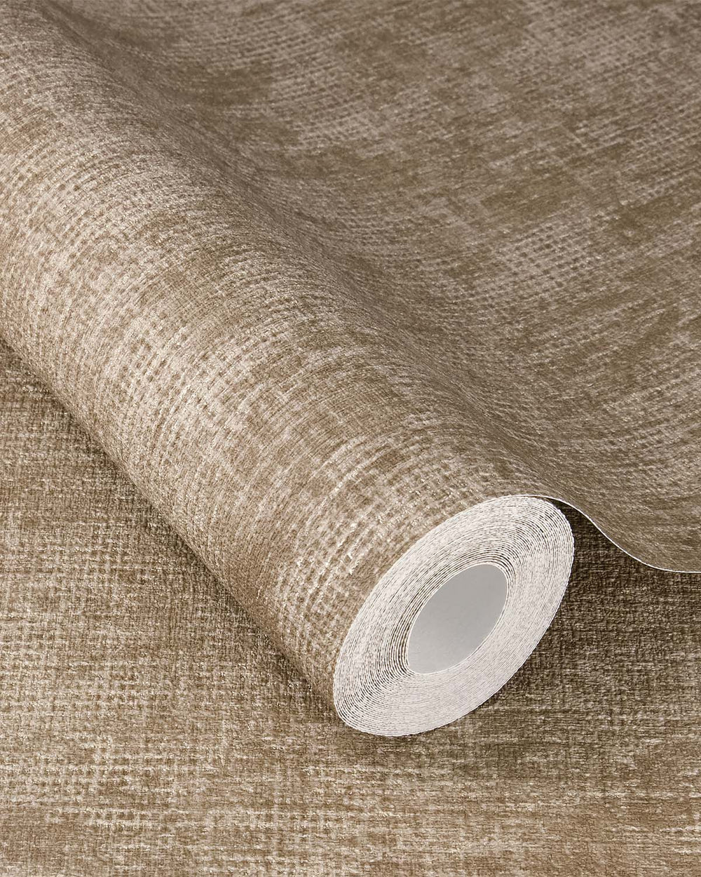 Tobacco Brown Vertical Weave Wallpaper R10553