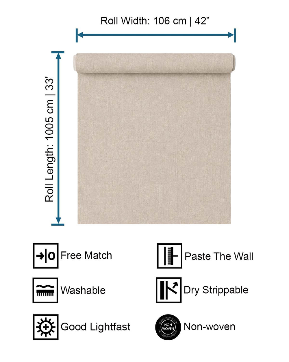 Birchwood Vertical Weave Wallpaper R10554