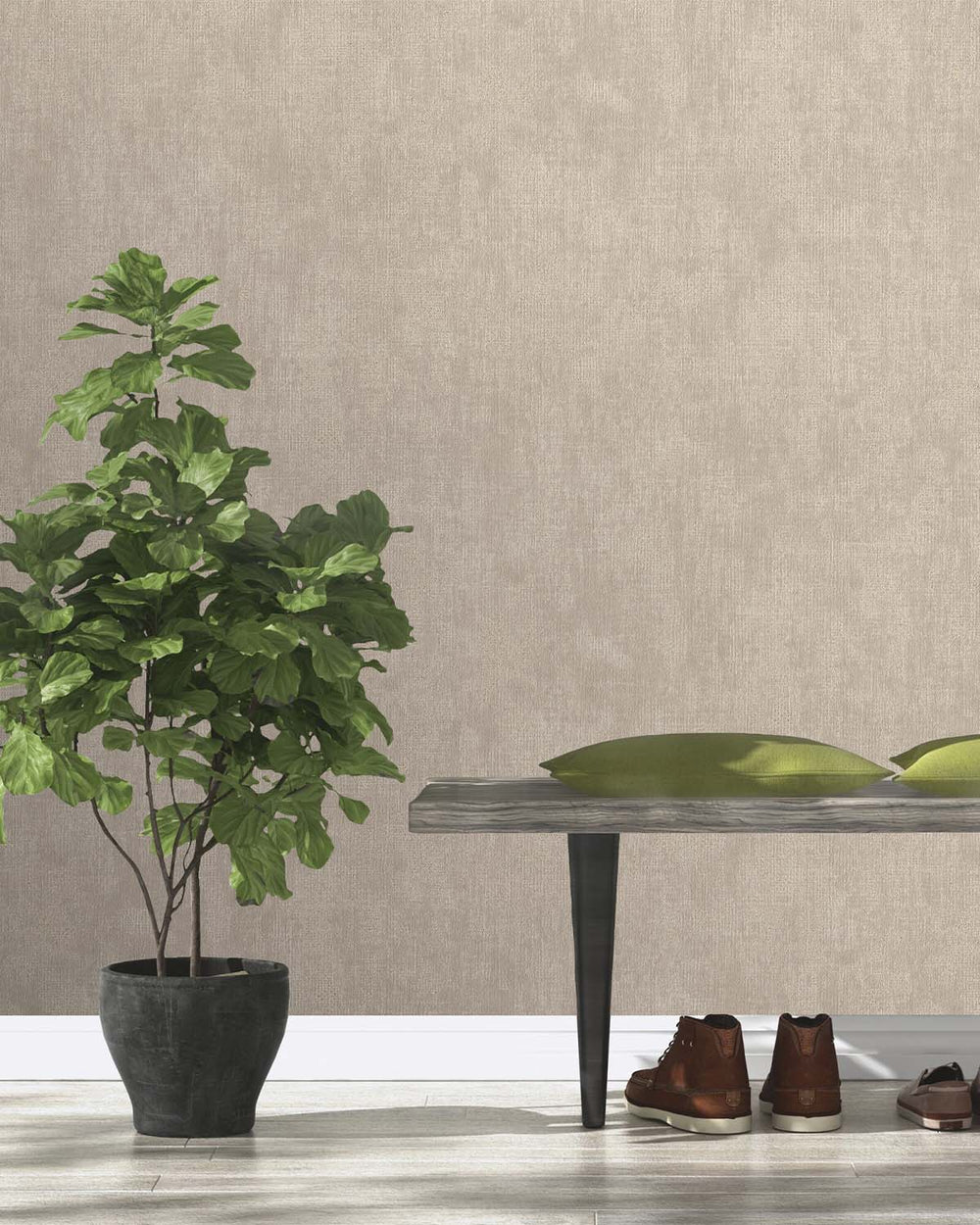 Birchwood Vertical Weave Wallpaper R10554