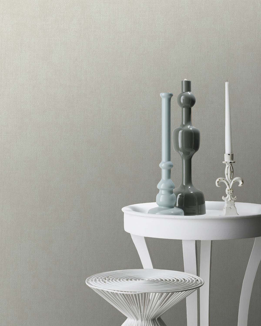 Light Green Alabaster Vertical Weave Wallpaper R10555