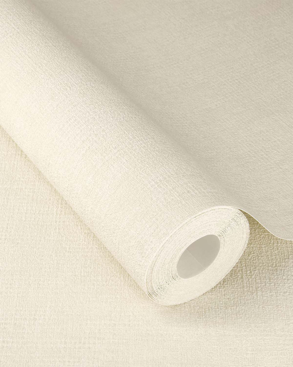 Beige Linen Faux Fabric Print Wallpaper R10559