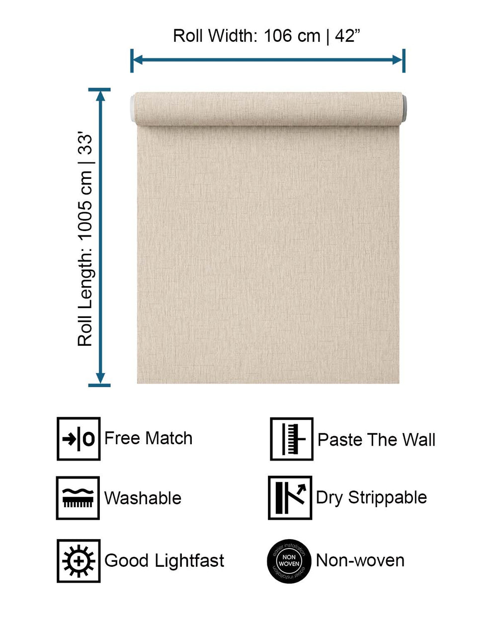 Steveareno Beige Intertwined Lines Wallpaper R10564