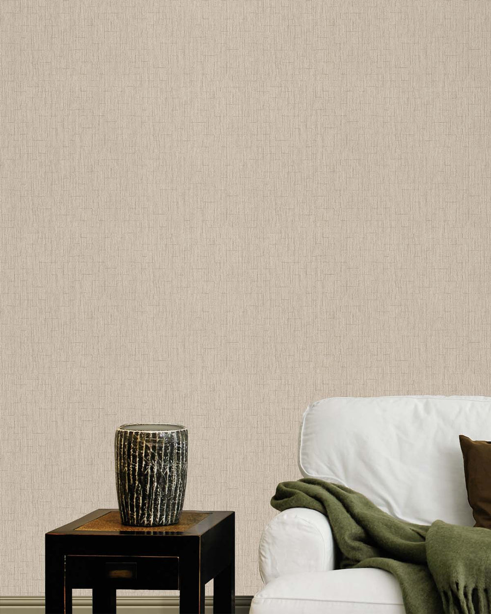 Steveareno Beige Intertwined Lines Wallpaper R10564