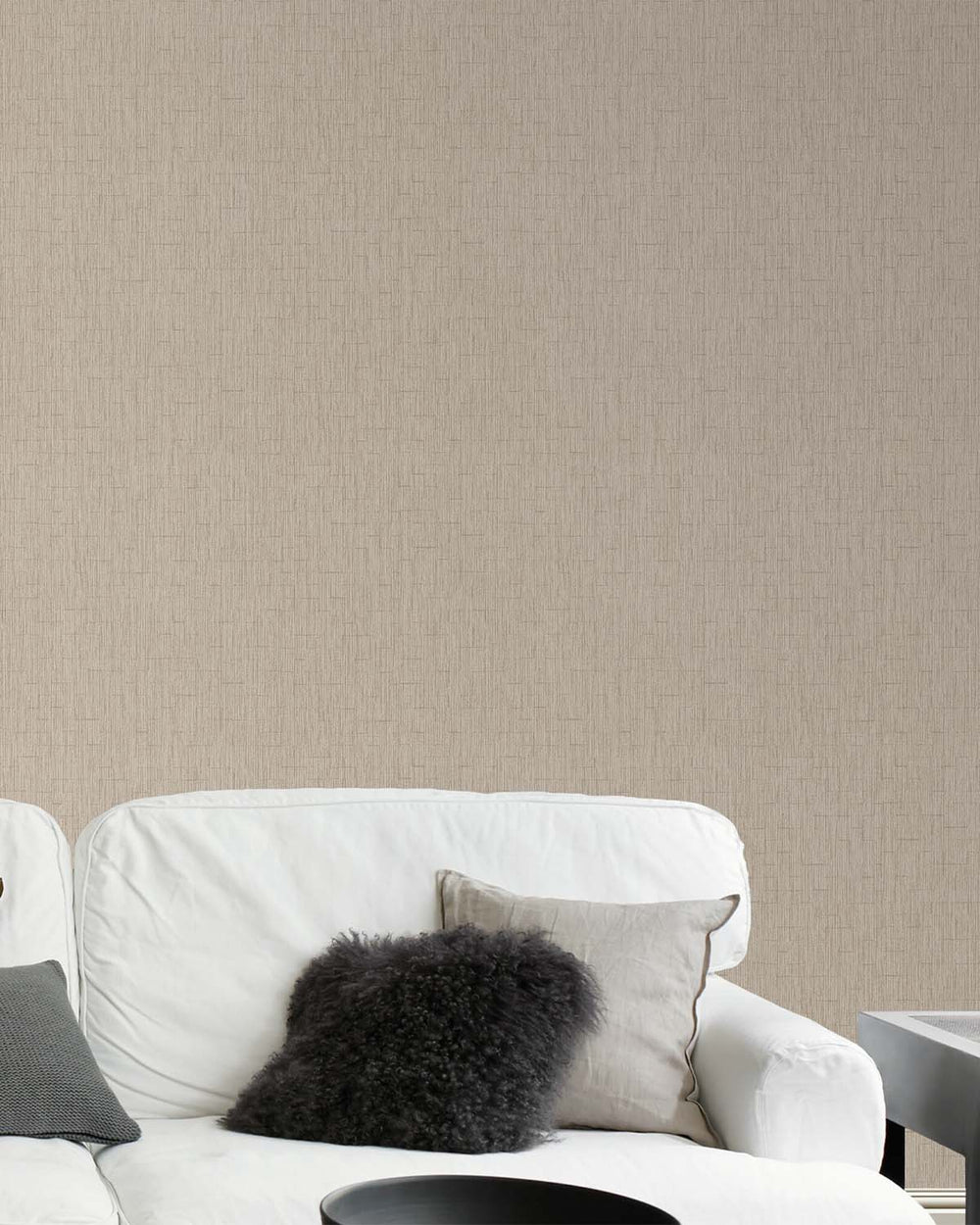 Steveareno Beige Intertwined Lines Wallpaper R10564