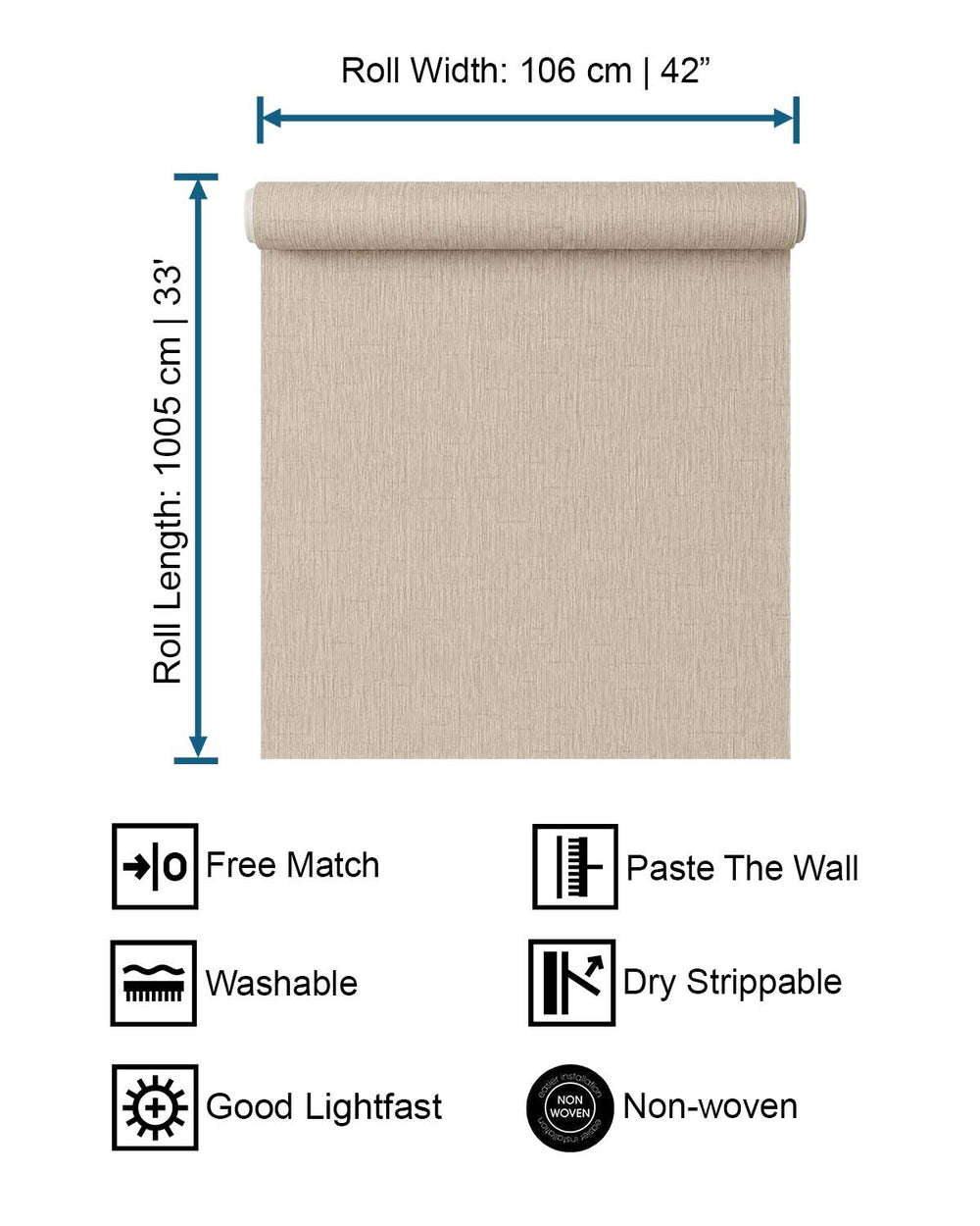 Coral Clay Intertwined Lines Wallpaper R10566