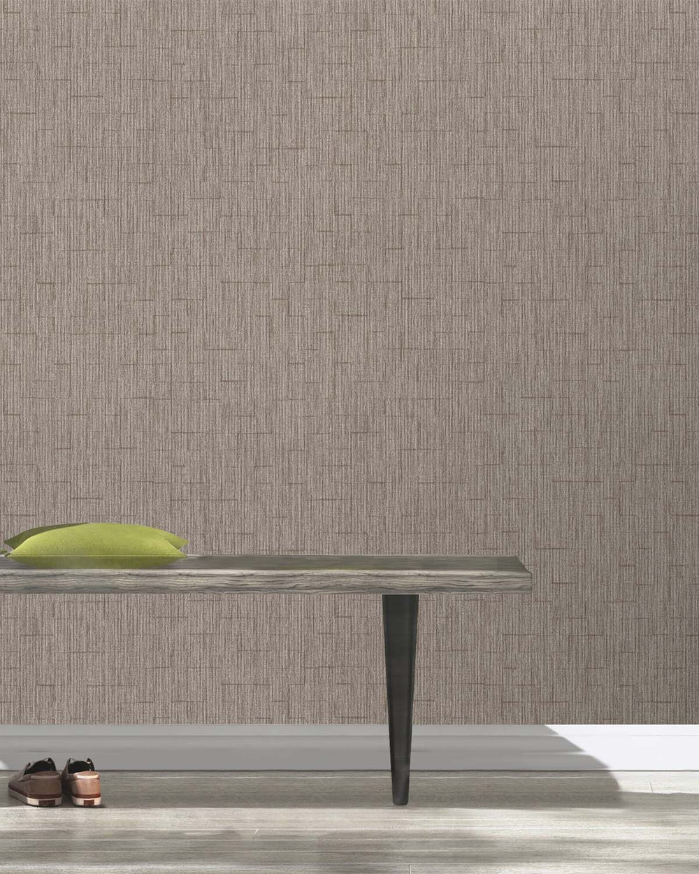 Cherry Bark Intertwined Lines Wallpaper R10567