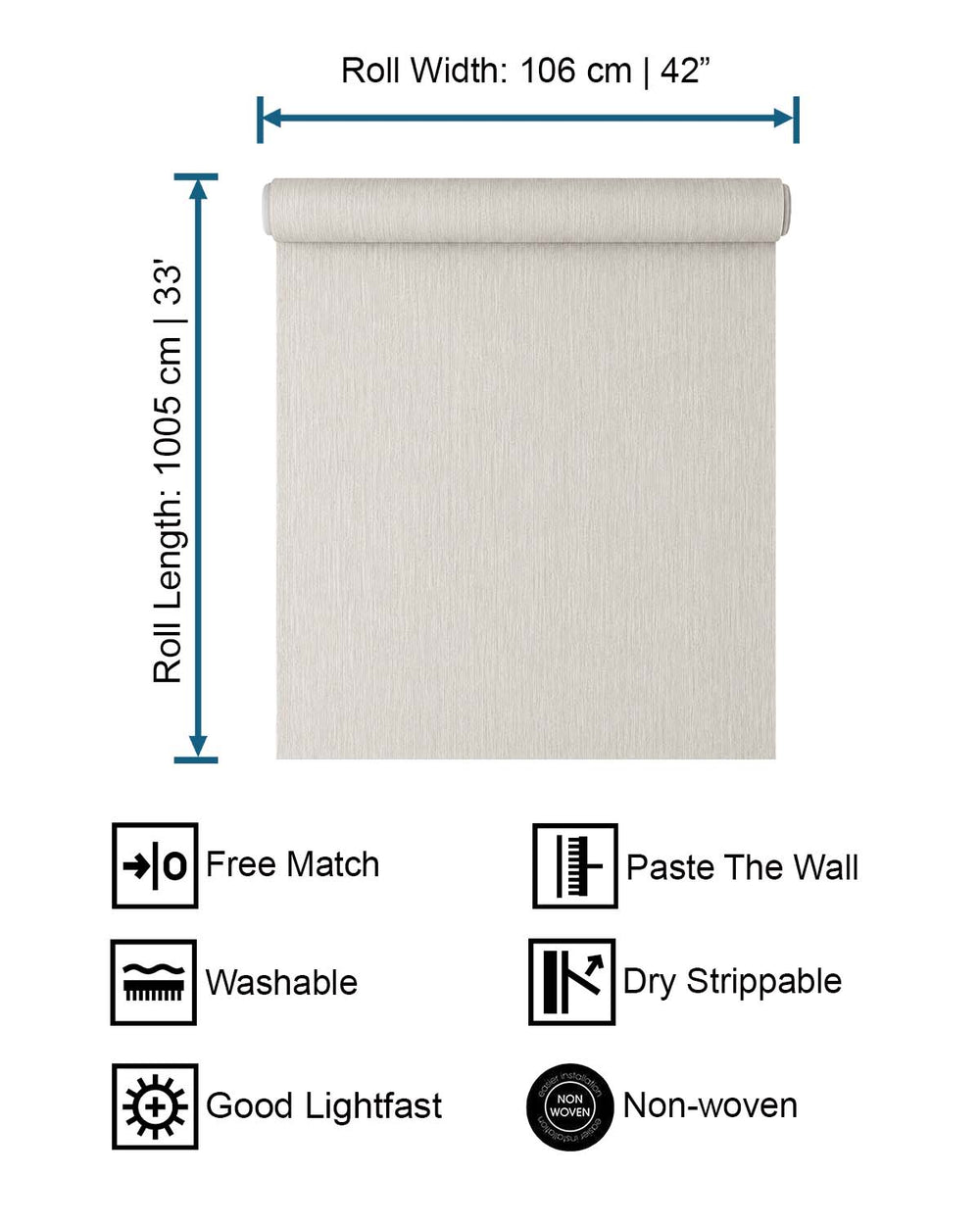 Dreyfus Plain Print Wallpaper R10570