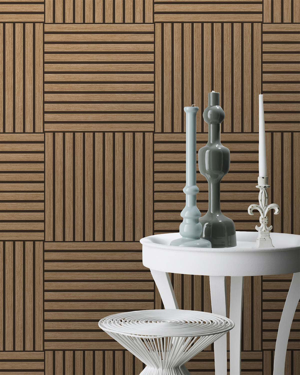 Cinnamon Crunch Wood Effect Wallpaper R10575