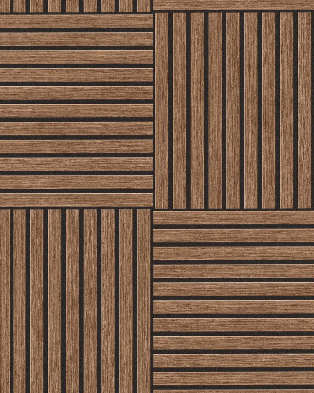Antique Bourbon Wood Effect Wallpaper R10576