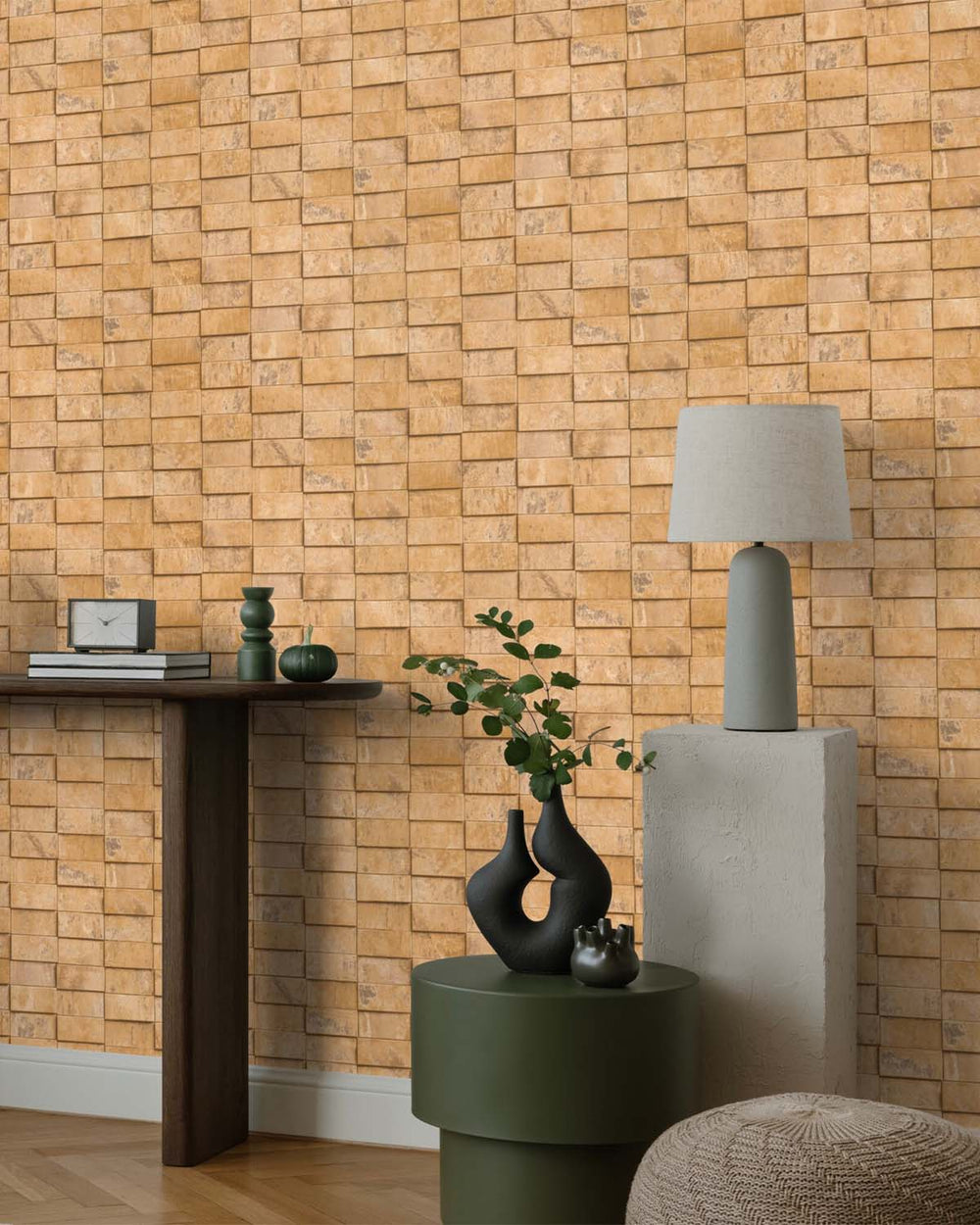 Golden Egg Uneven Tile Wallpaper R10579