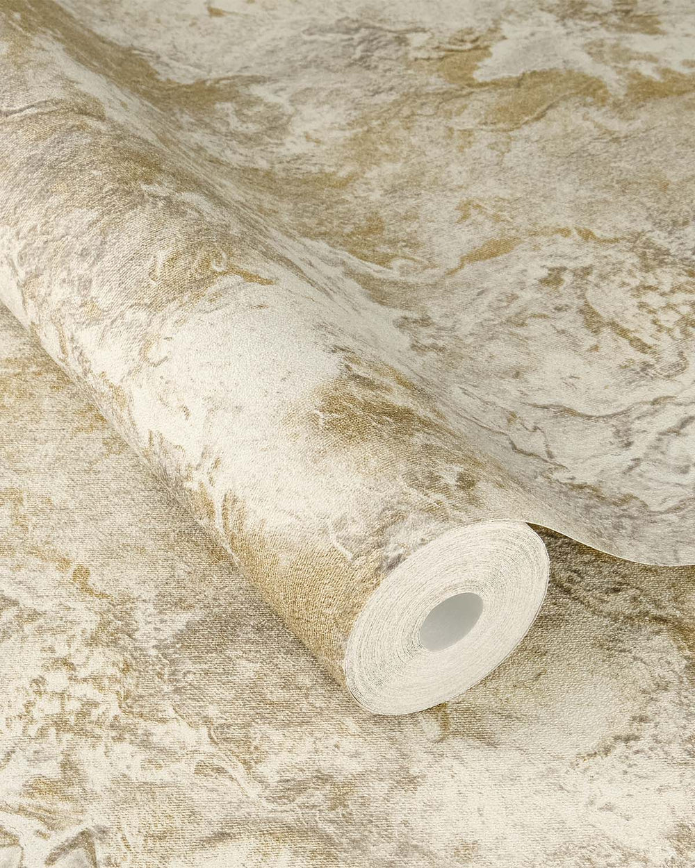 Flickering Gold Abstract  Concrete Effect Wallpaper R10582