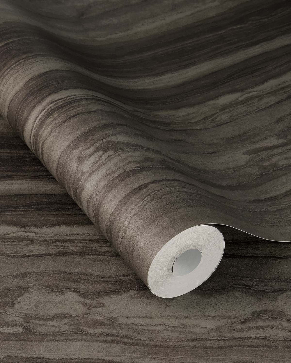 Brown Pepper Faux Wood Effect Wallpaper R10588