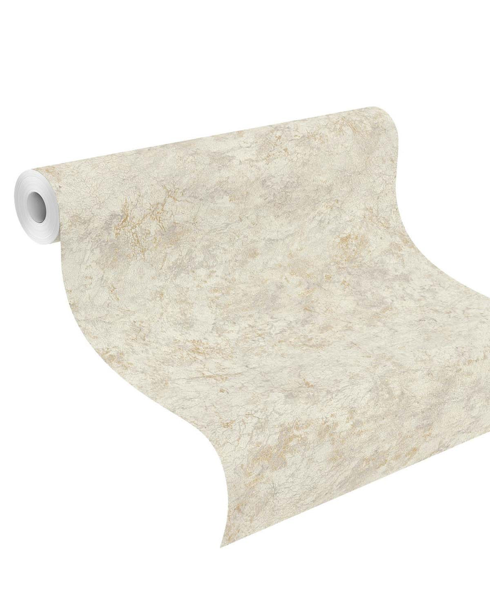 Spanish White Faux Concrete Wallpaper R10589