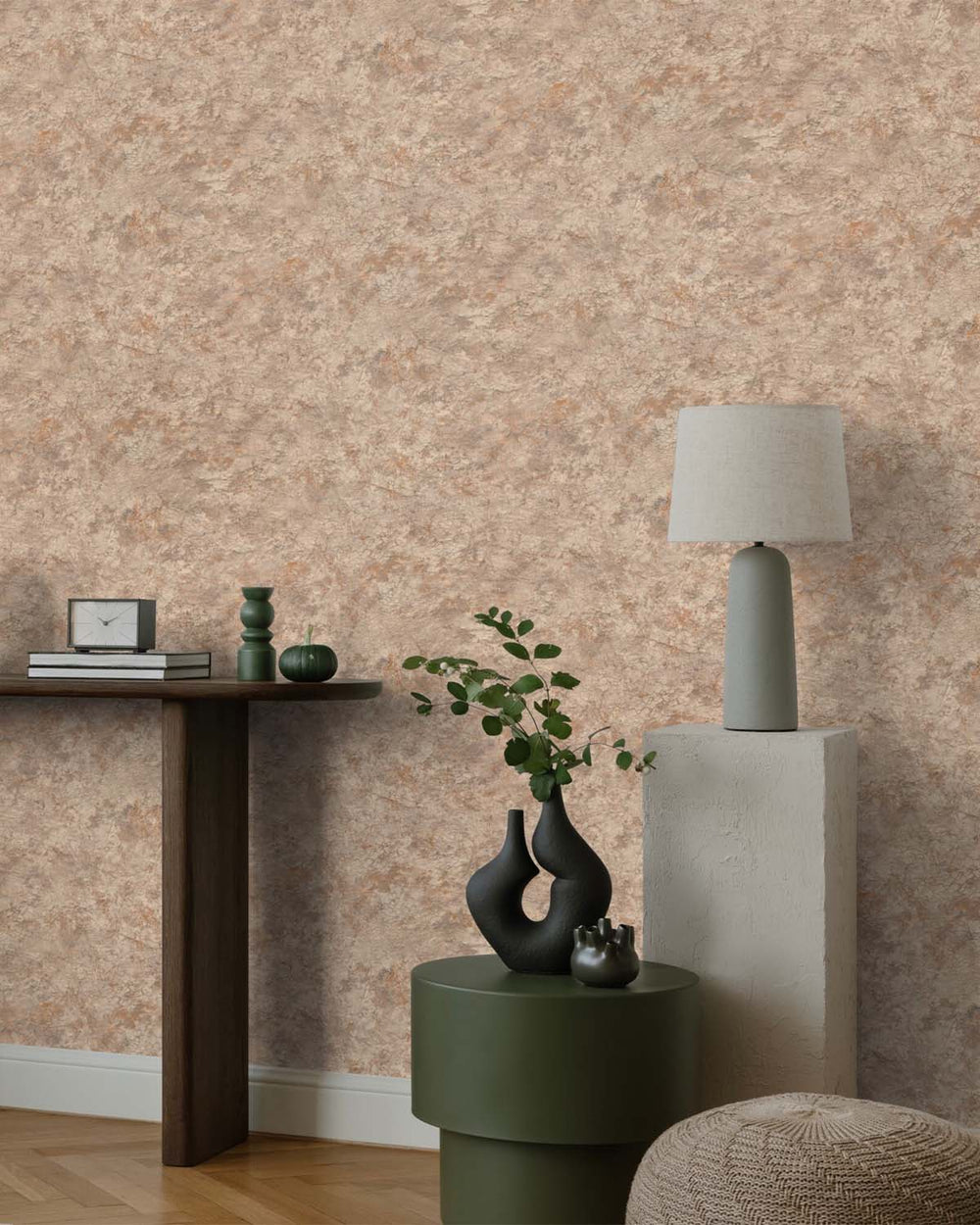 Best Beige Faux Concrete Wallpaper R10590