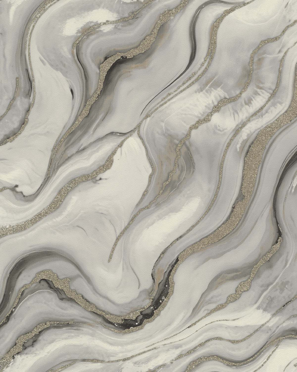 Kamenozoki Grey Faux Marble Print Wallpaper R10594