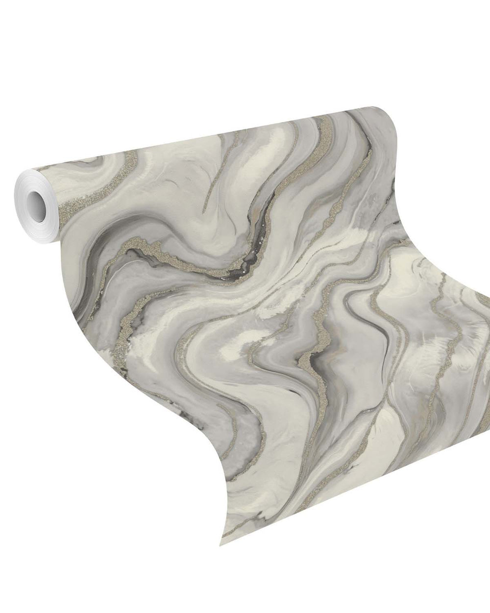 Kamenozoki Grey Faux Marble Print Wallpaper R10594