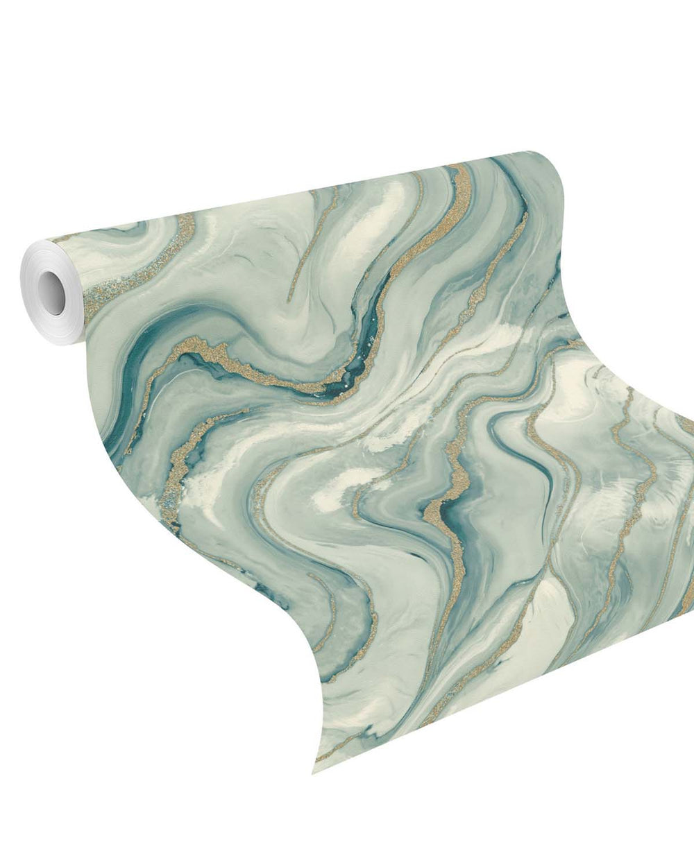 Drizzle Faux Marble Print Wallpaper R10595