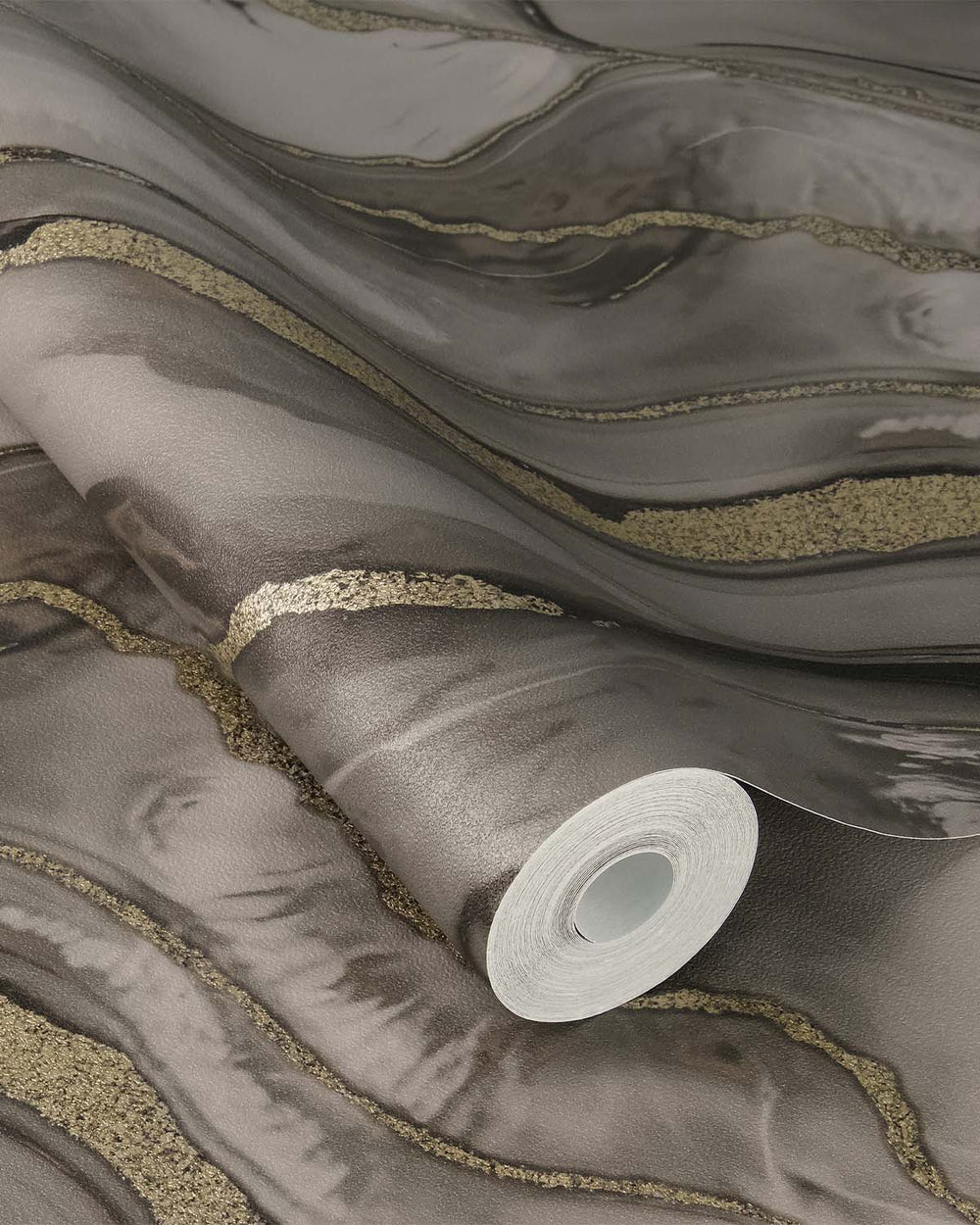 Oswego Tea Faux Marble Print Wallpaper R10596