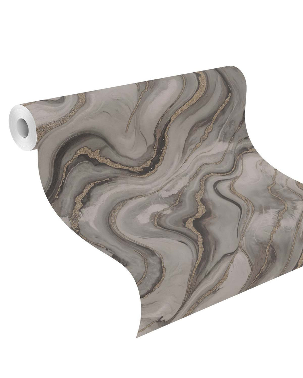 Oswego Tea Faux Marble Print Wallpaper R10596