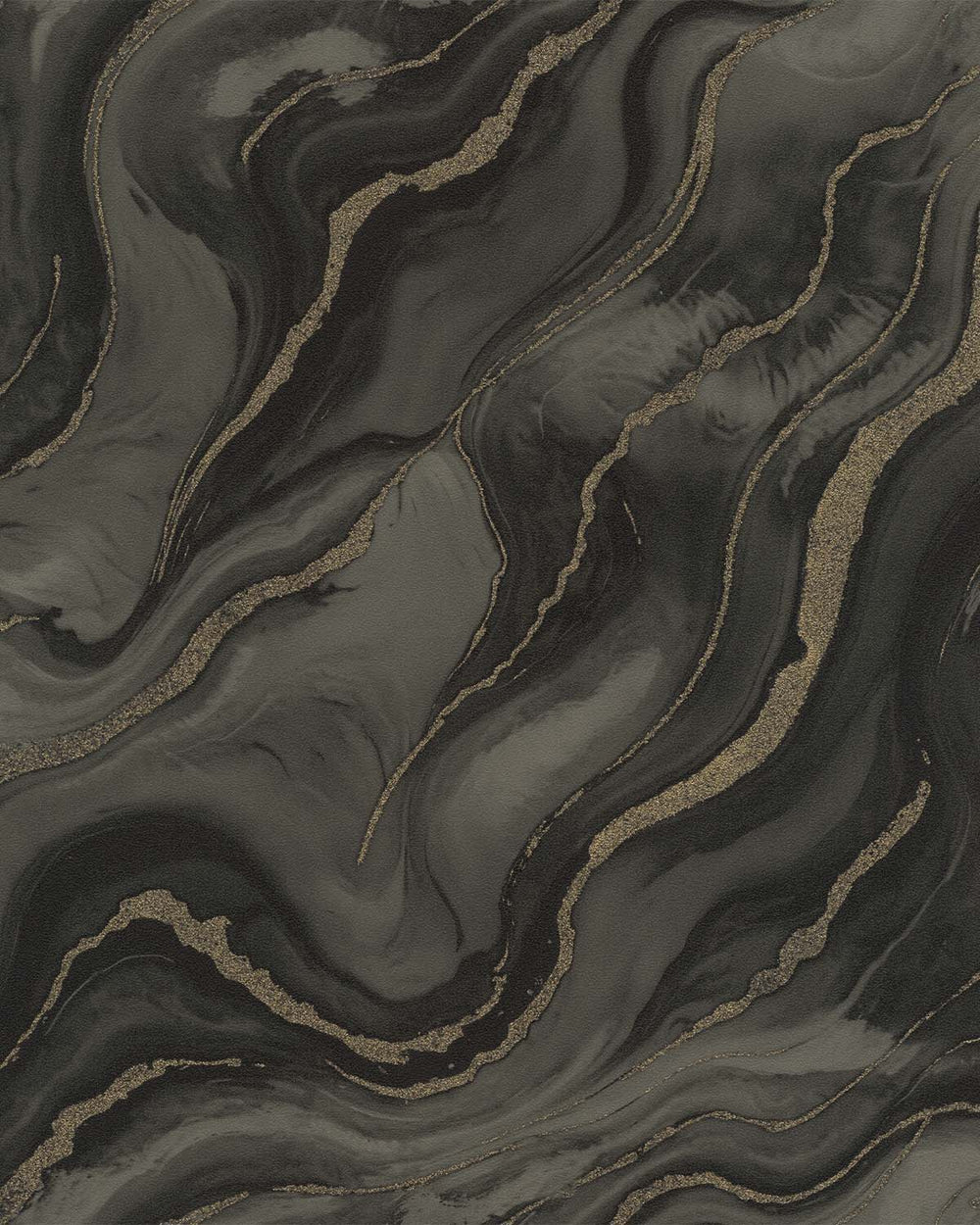 Forest Night Faux Marble Print Wallpaper R10597