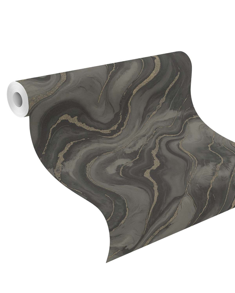 Forest Night Faux Marble Print Wallpaper R10597
