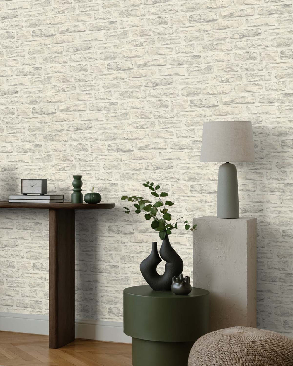 Van de Cane Old Brick Print Wallpaper R10598