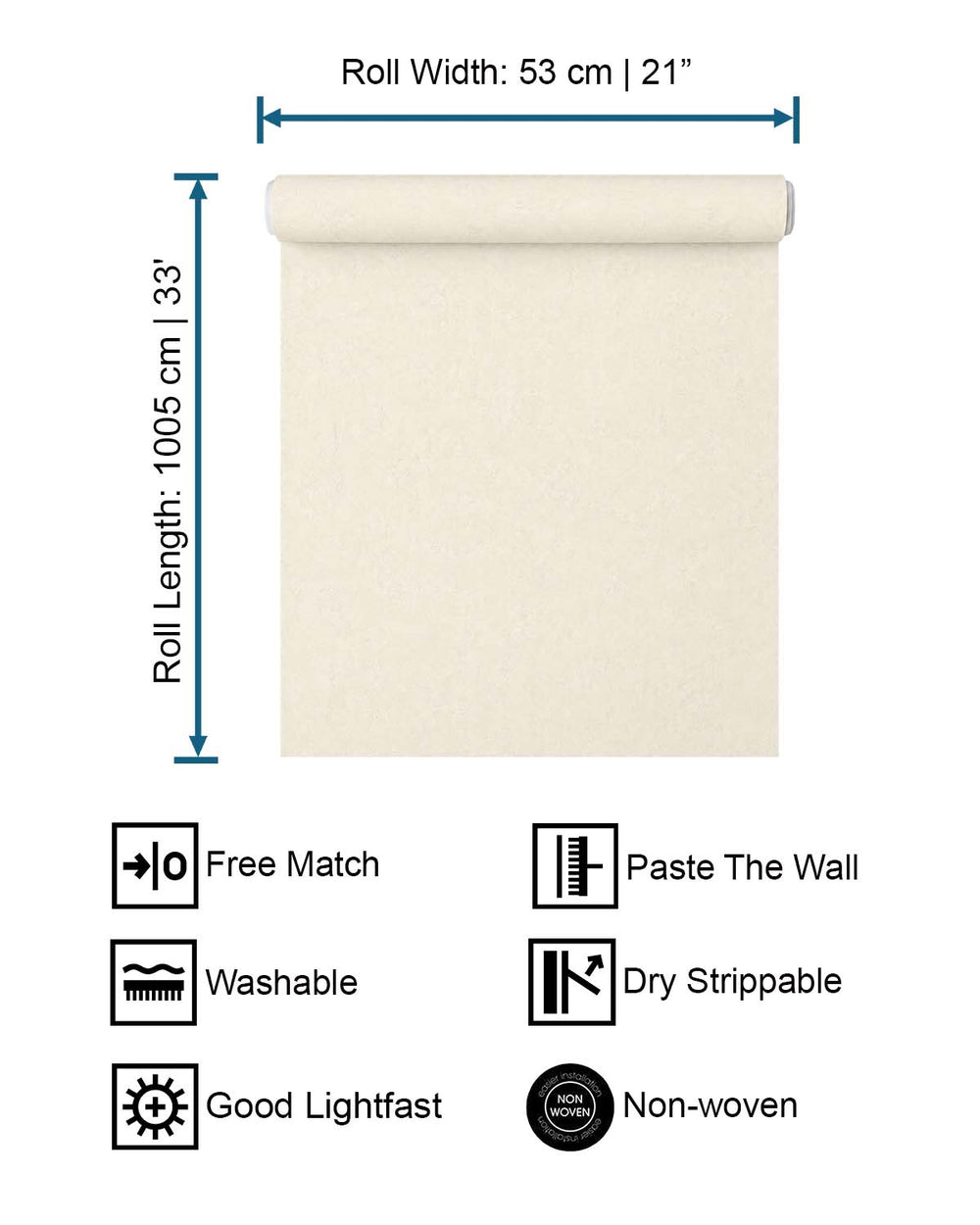Early Snow Concrete Effect Wallpaper R10602