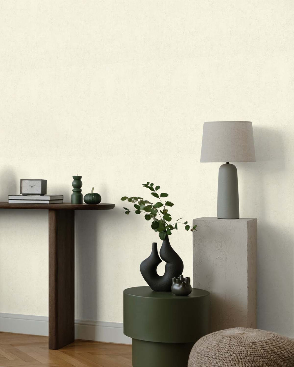 Early Snow Concrete Effect Wallpaper R10602