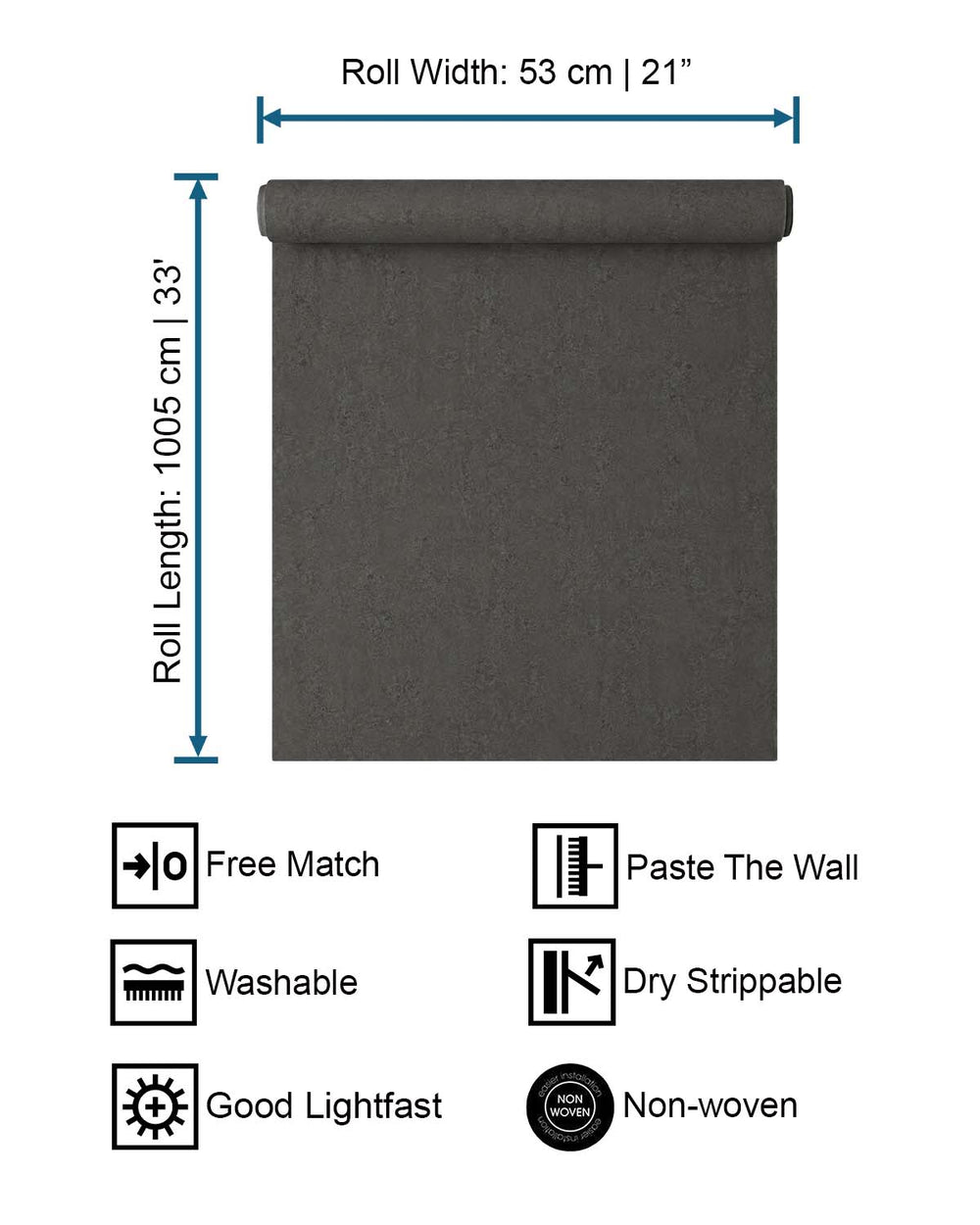 Desert Shadow Concrete Effect Wallpaper R10607