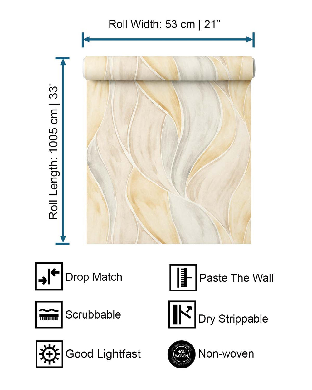 Yellow - Multi Soft Leaf Weave Wallpaper R10612