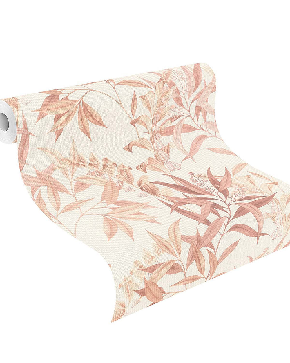 Brown - Taupe Floral Bamboo Wallpaper R10617