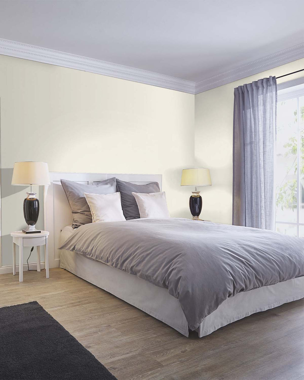 Offwhite Faux Textile Wallpaper R10622