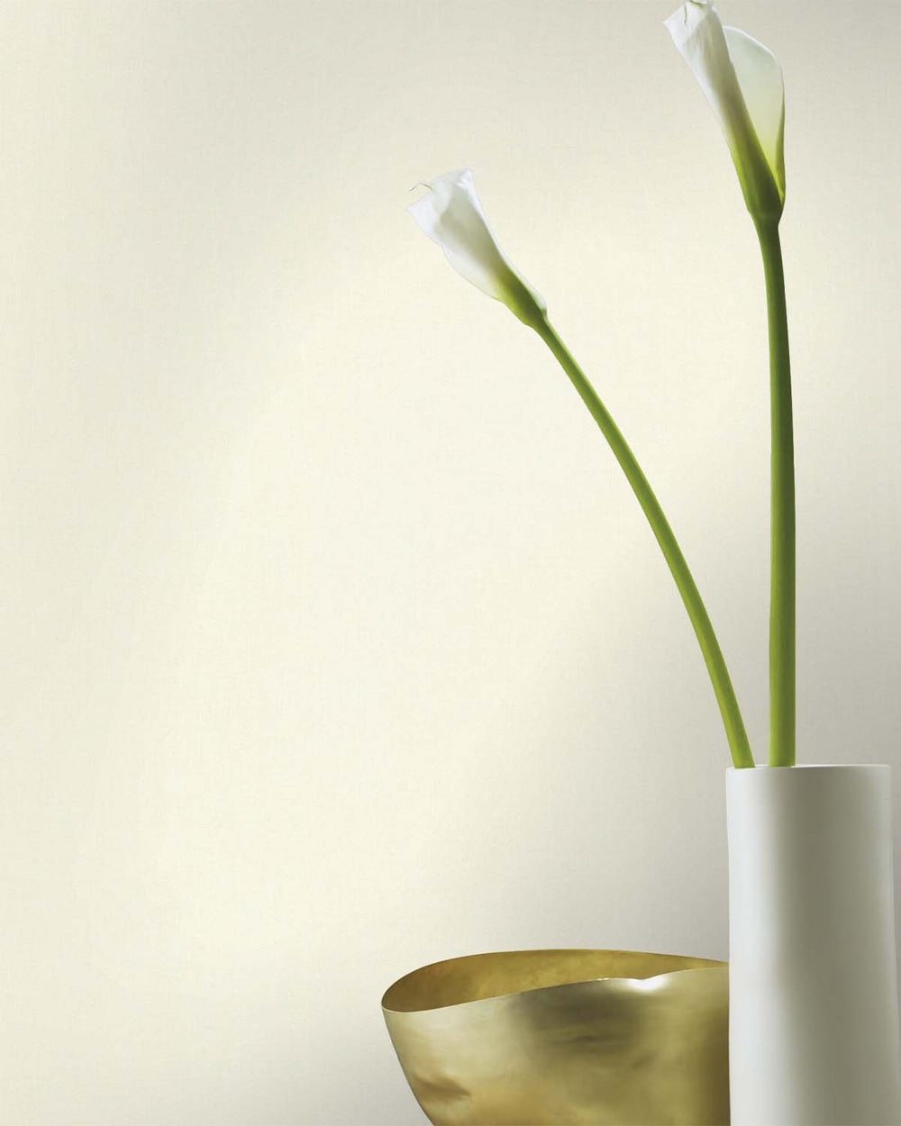 Light Cream Faux Textile Wallpaper R10623
