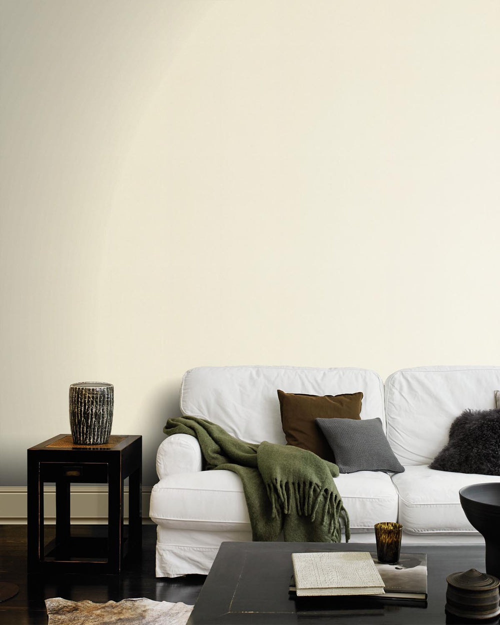 Frosted Almond Faux Textile Wallpaper R10624