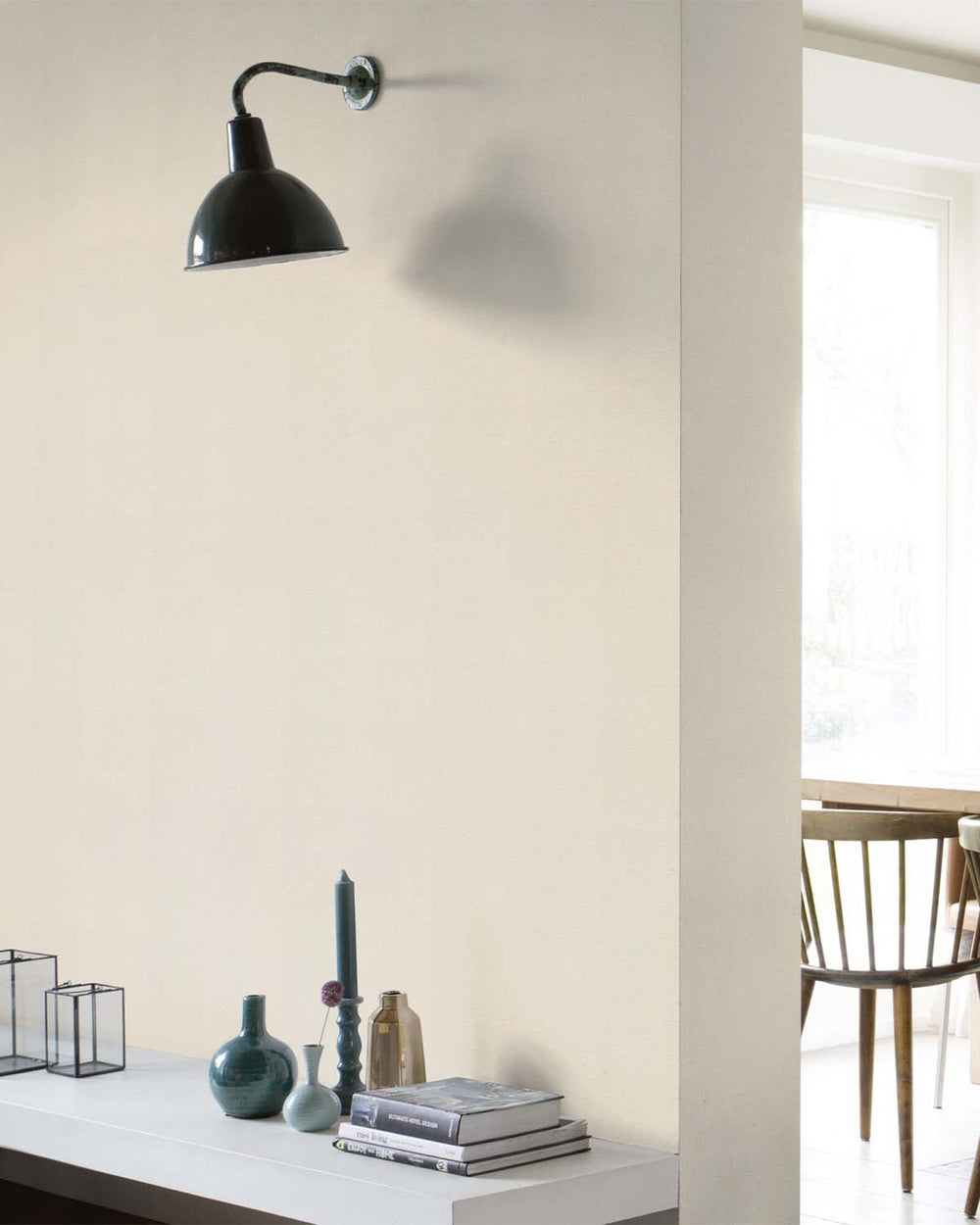 Light Gray Faux Linen Print Wallpaper R10635
