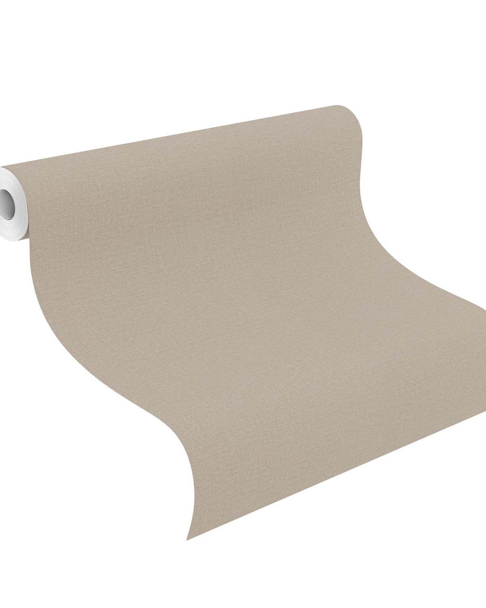 Dark beige Faux Linen Print Wallpaper R10637