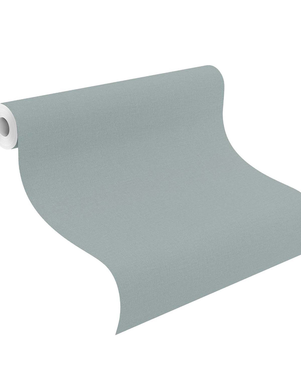 Silver Blue Faux Linen Print Wallpaper R10638