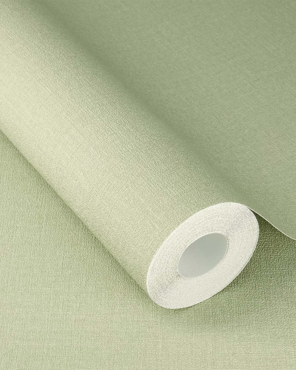 Cargo Green Faux Linen Print Wallpaper R10639