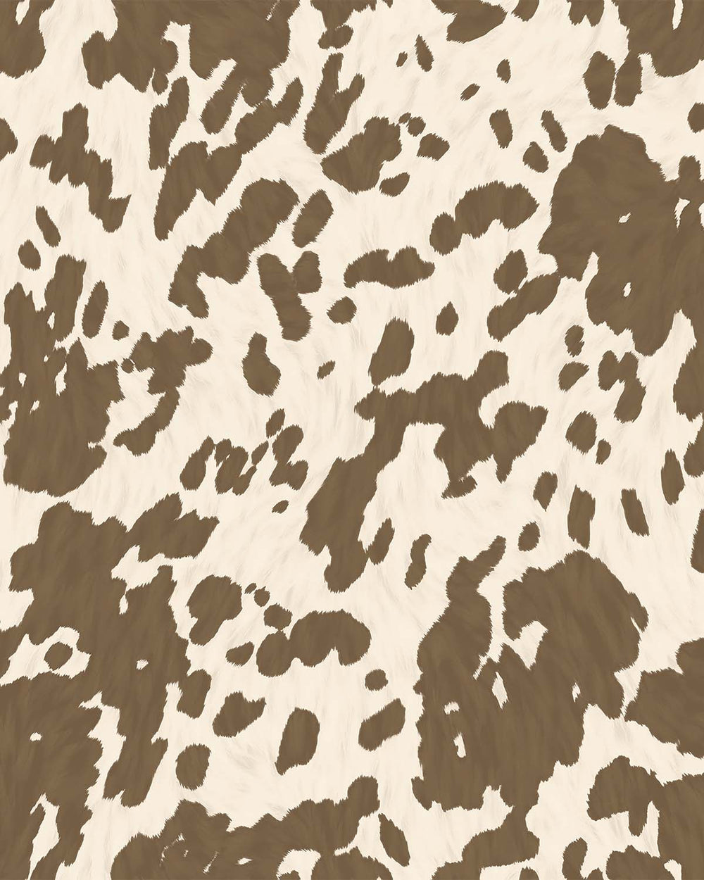 Cocoa Bovine Fur Wallpaper R10669
