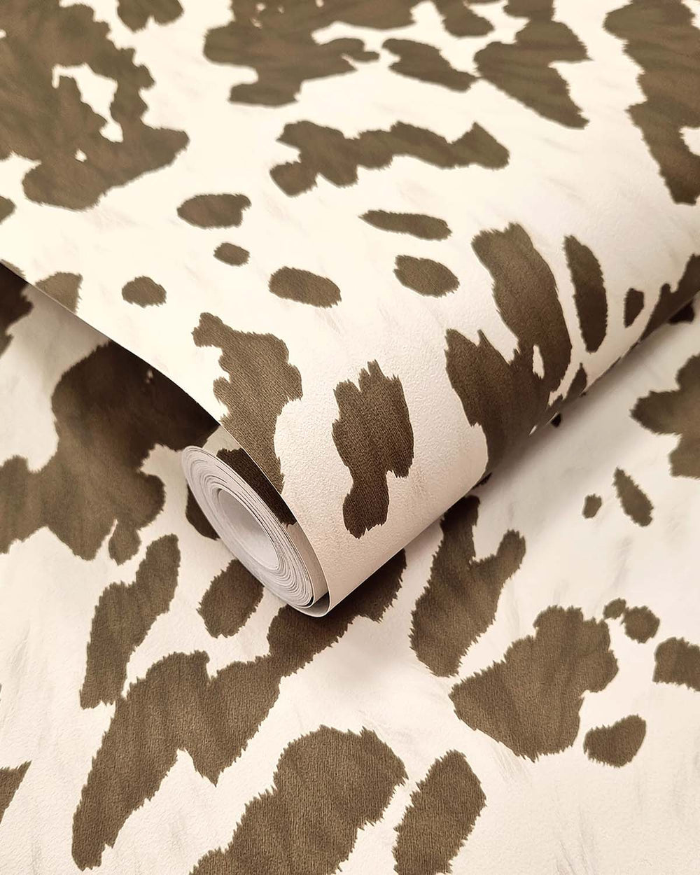 Cocoa Bovine Fur Wallpaper R10669