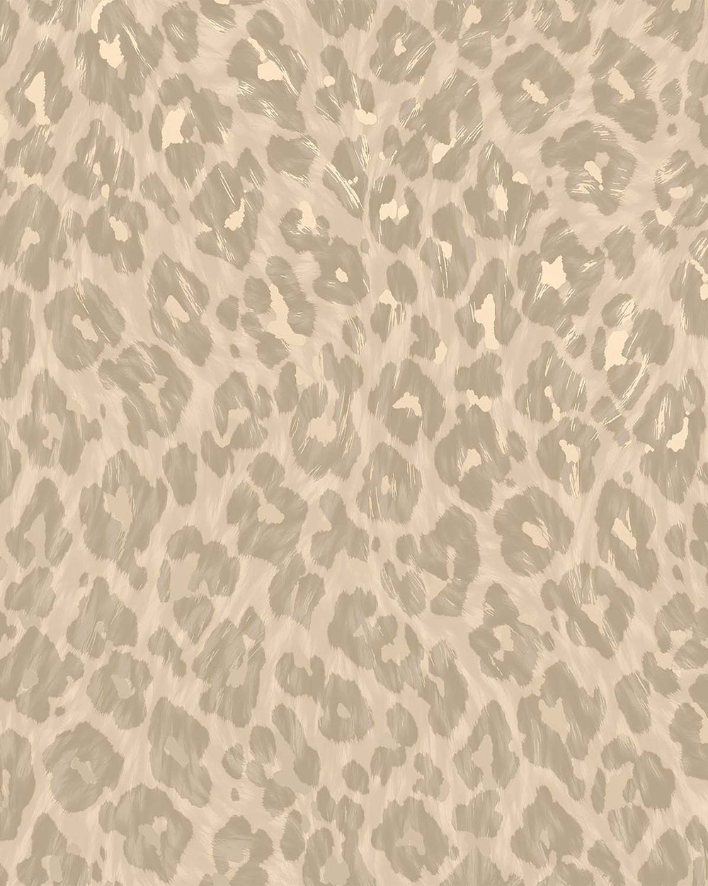 Champagne Classic Leopard Print Wallpaper R10671