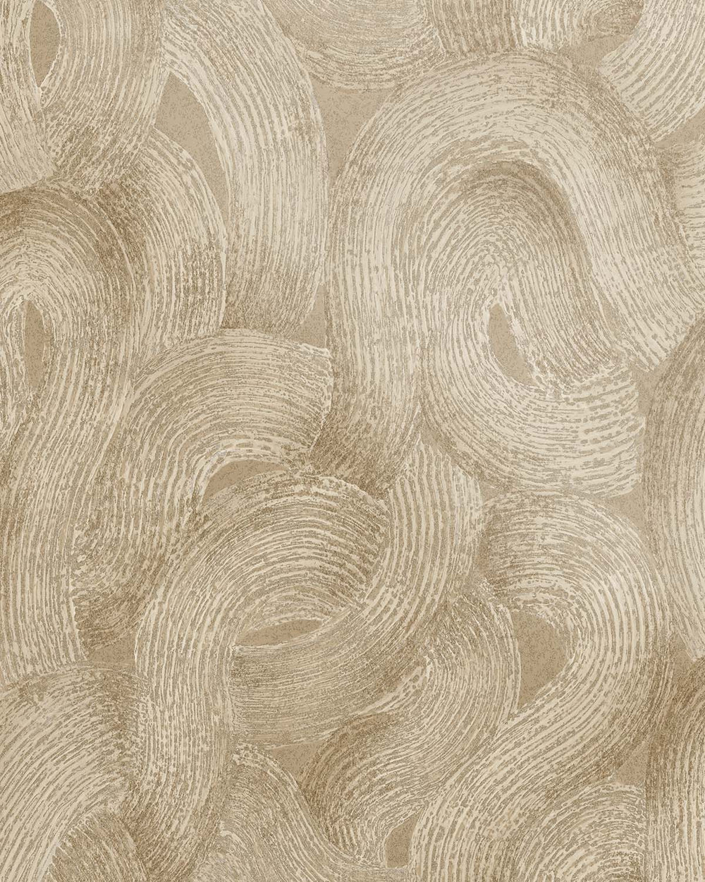 Cream Swirling Ocean Currents Wallpaper R10684