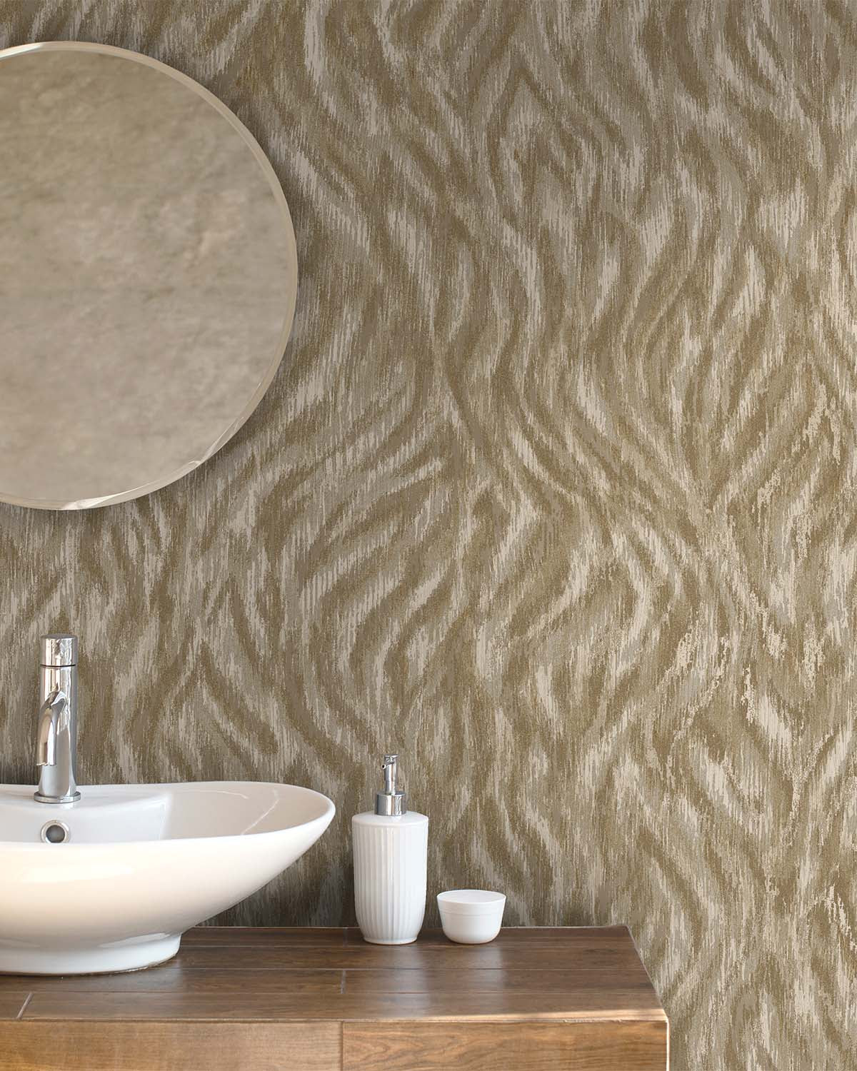 Cream Opulent Zephyr Wallpaper R10689