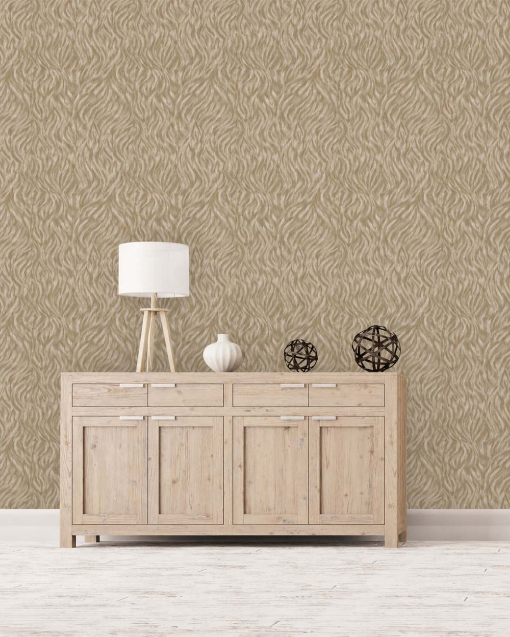 Cream Opulent Zephyr Wallpaper R10689