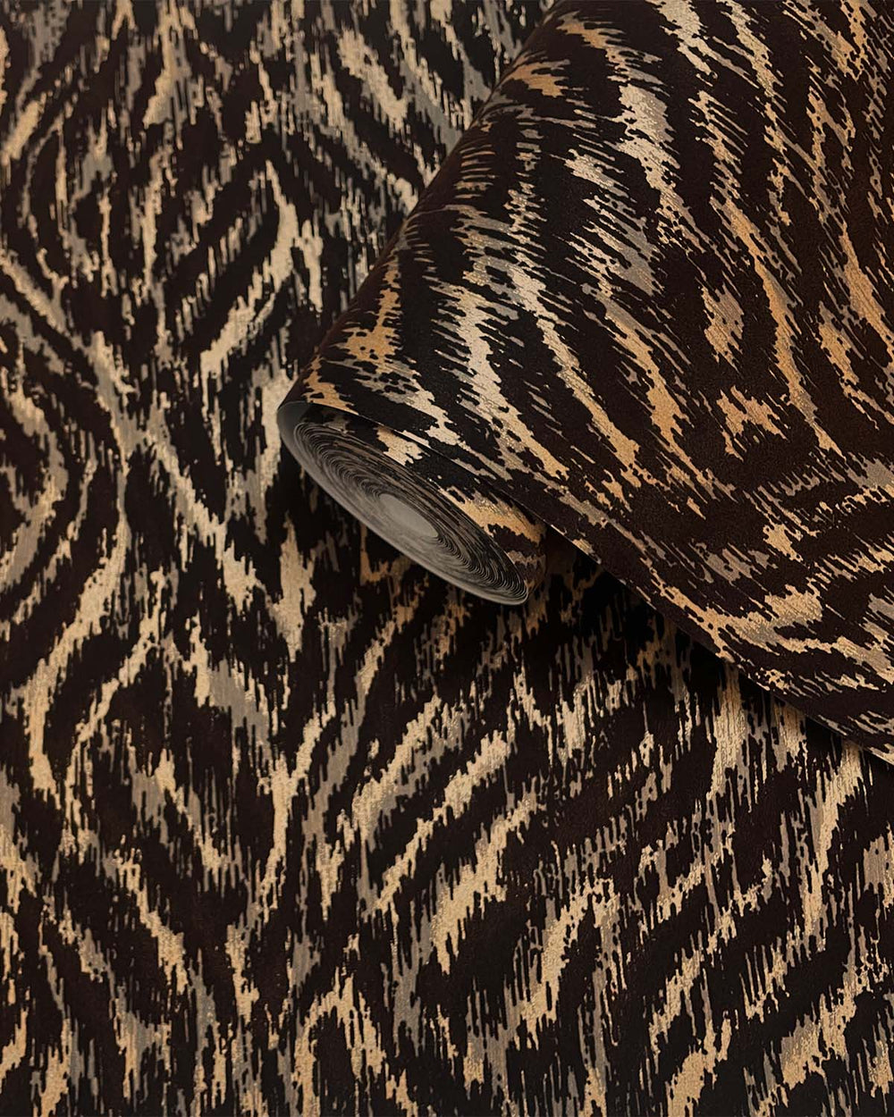 Mocha Opulent Zephyr Wallpaper R10690