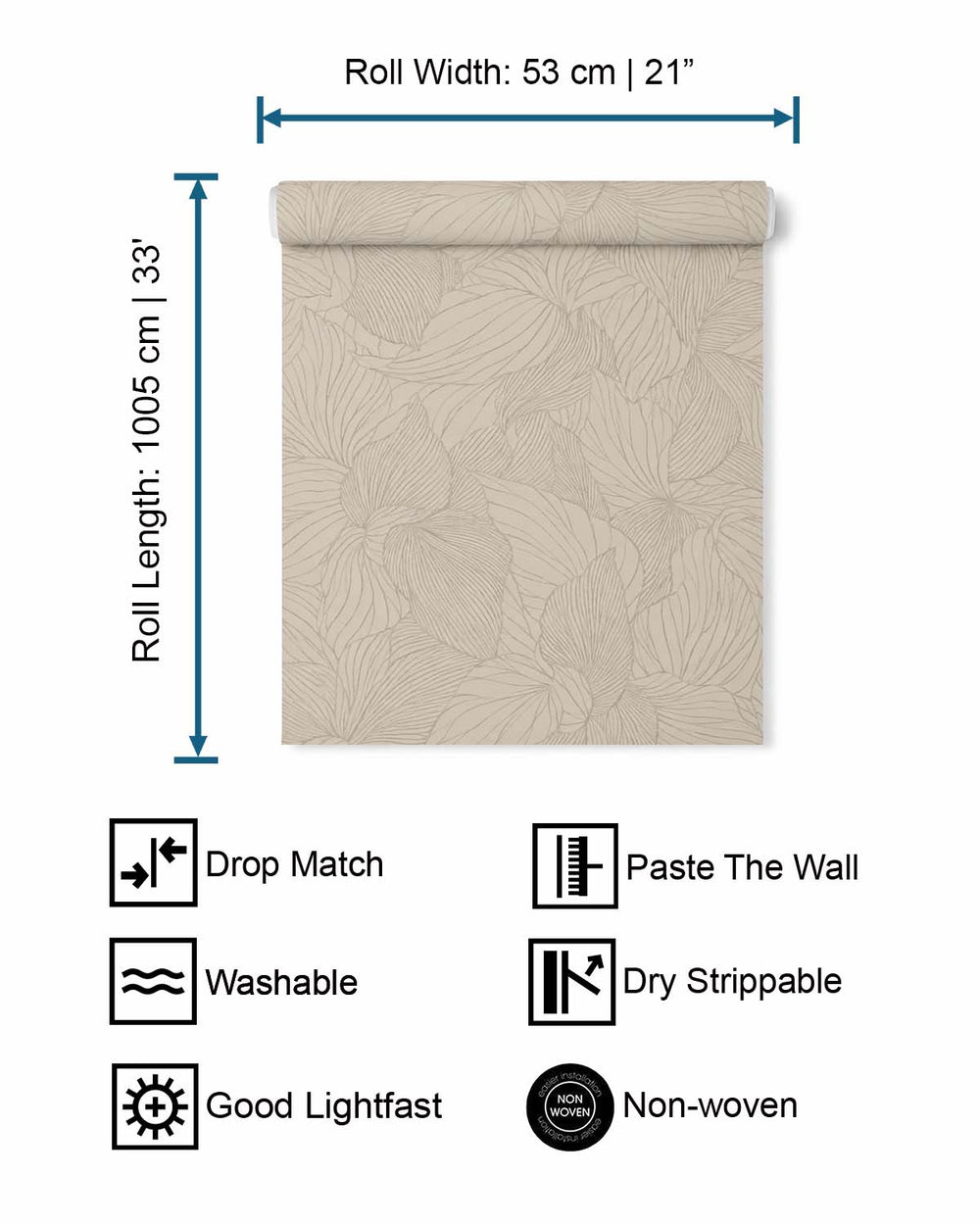 Stone Allover Orchid Petals Wallpaper R10697