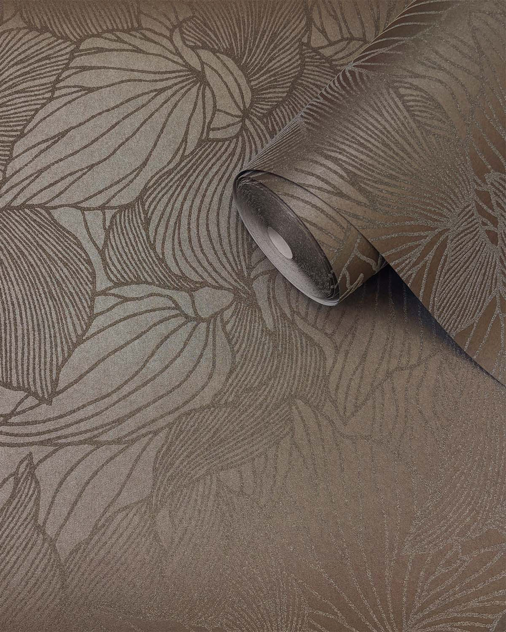 Umber Allover Orchid Petals Wallpaper R10698