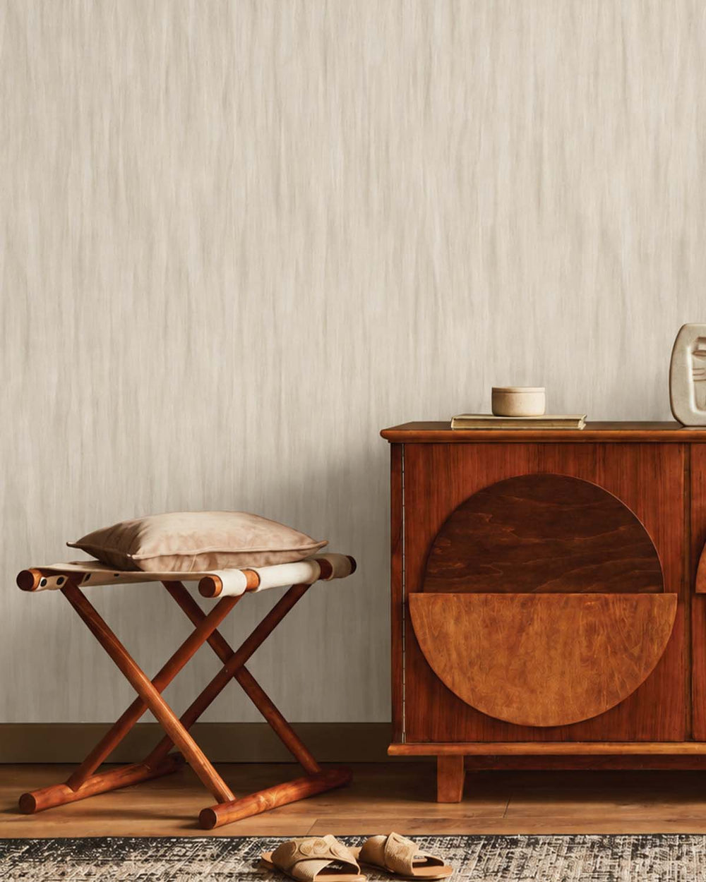 Cream Abstract Soft Sunset Wallpaper R10704